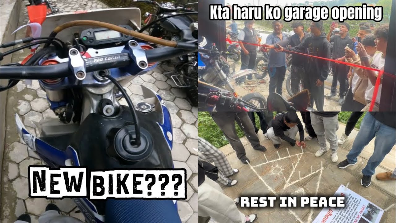 Biswokarma puja ko din GARAGE opening || Tribute to Gen-Zs || New bike coming soon??? || Nepal 🇳🇵 