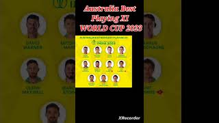 Australia strongest 11 for world cup 2023 #australia #viral