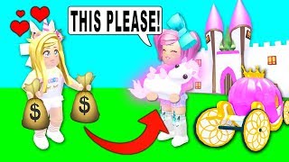 Buying My BIGGEST FAN Everything They TOUCH In Adopt Me! (Roblox)