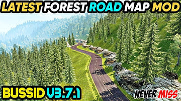 LATEST FOREST ROAD MAP MOD For Bus Simulator Indonesia || Bussid Mod || Offroad Gamers ||