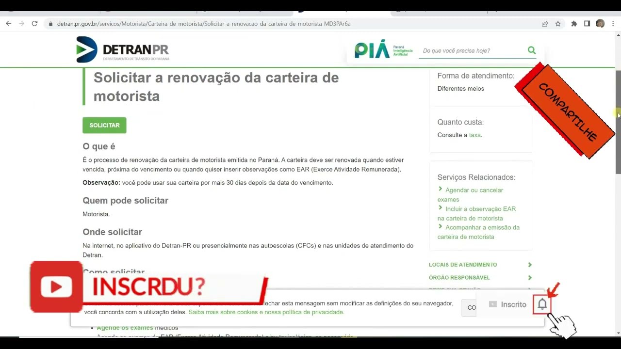 Detran Renovação De Cnh Pr | Solicitar a emissão da 2ª via da carteira ...