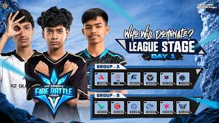 [🔴LIVE ] LEAGUE STAGE DAY-1 | XTE FIRE BATTLE LEAGUE | XTE ORGANIZATION