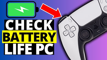 How To Check PS4 / PS5 Controller Battery Life On PC - Full Guide 2025