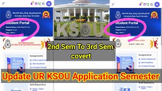 How to update KSOU application Semester | KSOU academic Semester cheneg | Update semester #ksou screenshot 4