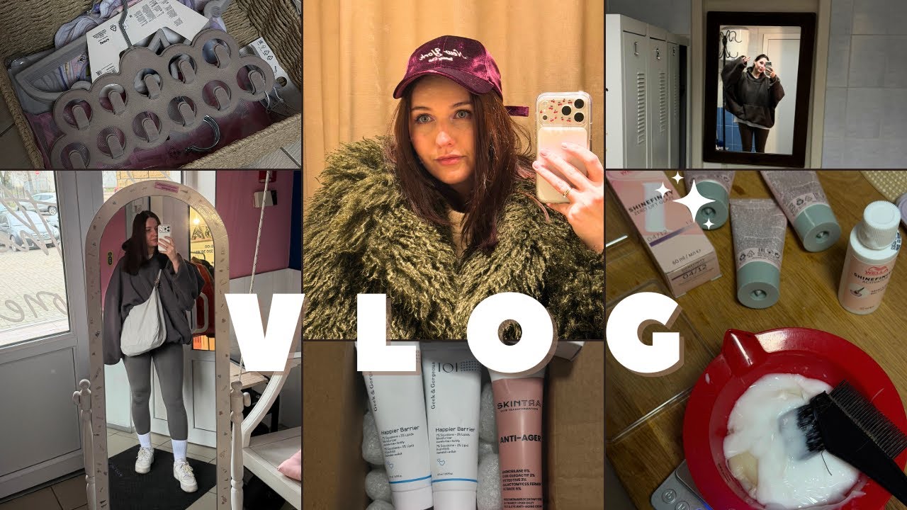 Влог ✨ розпаковка косметики, Sinsay, ретинолова рутина і новий догляд за волоссям 💄💇‍♀️