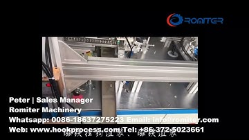 Automatic Magnetic Hook Assembling Making Machine