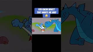 WHEN DROOPY SLAYED THE DRAGON😂 #lol #lmao #fyp #shorts #short #viral #nostalgia #funny
