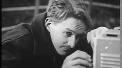 PYE BBC television studio camera research and radio manufacture film 1950s/60s