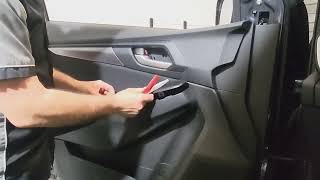 2022 Isuzu MU-X front door trim removal