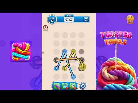 Twisted Tangle - Level 82 - Gameplay walkthrough