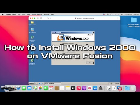 How to Install Windows 2000 on VMware Fusion 12 in Mac/macOS | SYSNETTECH Solutions