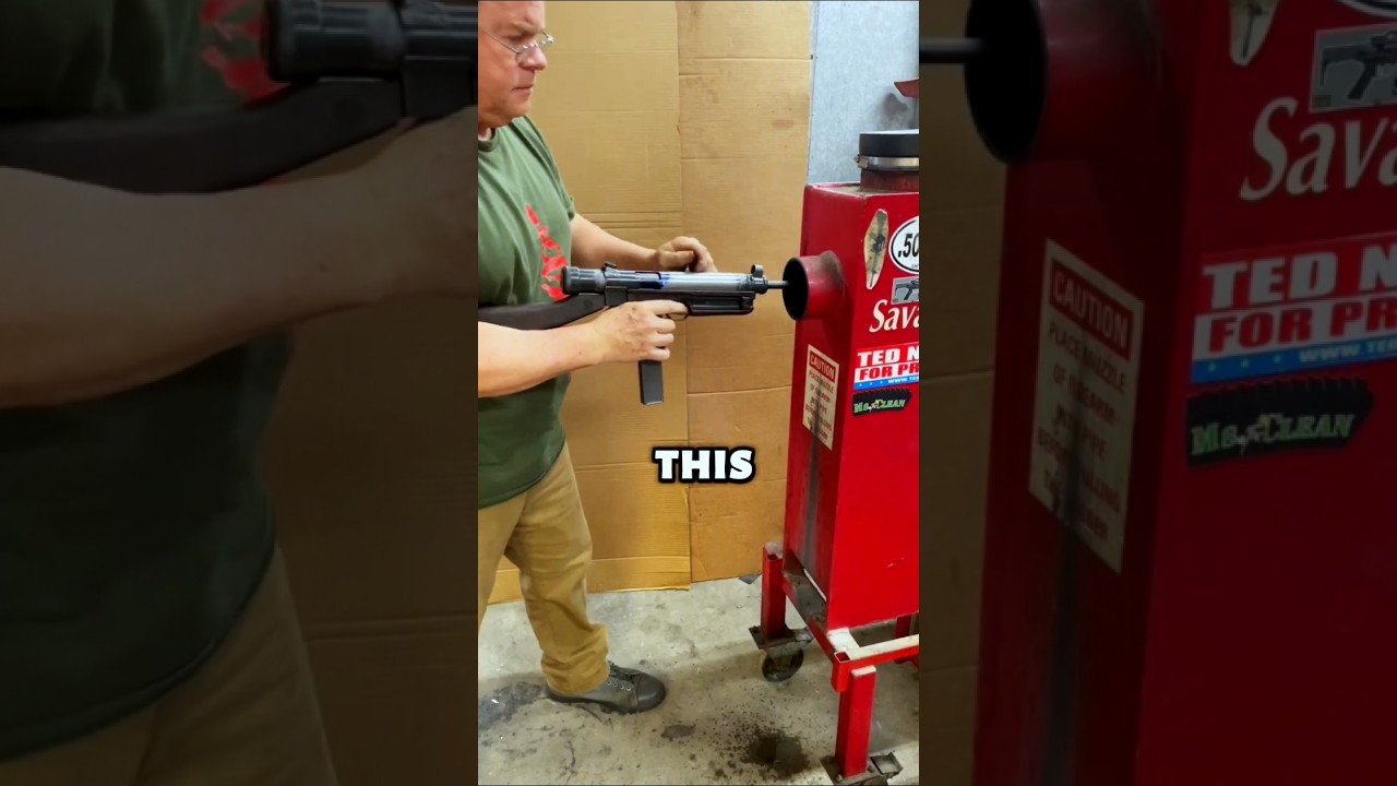 Bullet Trap For Testing Military Guns 