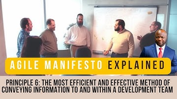Agile Manifesto Part #10 (Principle 6: Face to Face Communication) PMP, ACP, CSM