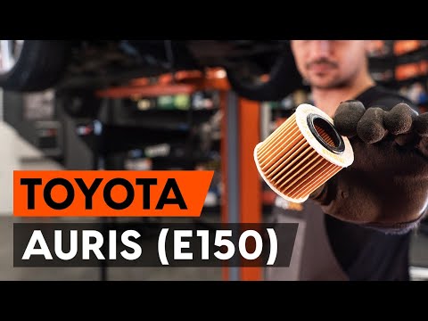 Kaip pakeisti tepalo filtras ir variklio alyva TOYOTA AURIS 1 (E150) [AUTODOC PAMOKA]