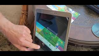 AR soccer penalty shot game on ticket