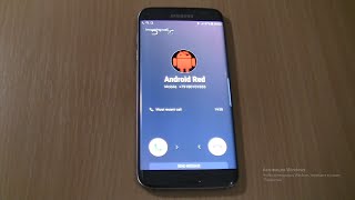 Samsung Galaxy S7 Edge Android Red Incoming Call