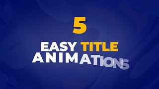 5 Mind-Blowing Text Animations You Can Create Today