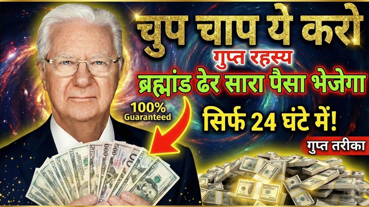 Bob Proctor Money Attraction & Abundance चुप चाप ये करो, ब्रह्मांड ढेर सारा पैसा भेजेगा 