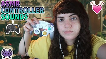 ASMR VIDEO GAME CONTROLLER SOUNDS! (Scratching, tapping, clicking)  Sleep-Inducing