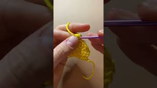 Modified Puff Stitch for Winter Solstice Crowns