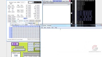 8051 Micro controller simulation in EdSim simulator