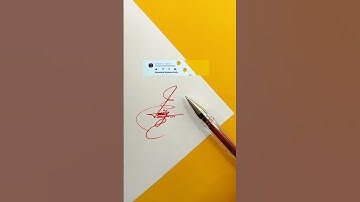 How to sign the letter E? | Emily | #shorts #signature #art