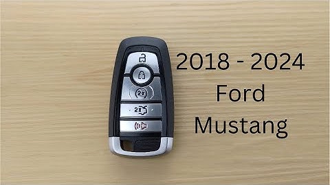 How To Replace or Change Ford Mustang Remote Key Fob Battery 2018 - 2024