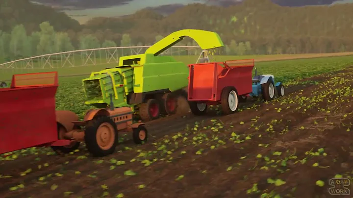 🚜🌾 Learn About Farming with Bill Haymore the Tractor & Jack the Combine 🚜 | A DAY AT WORK 👩‍🌾✨