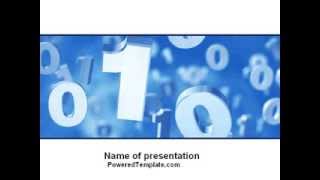 Zero One PowerPoint Template by PoweredTemplate.com