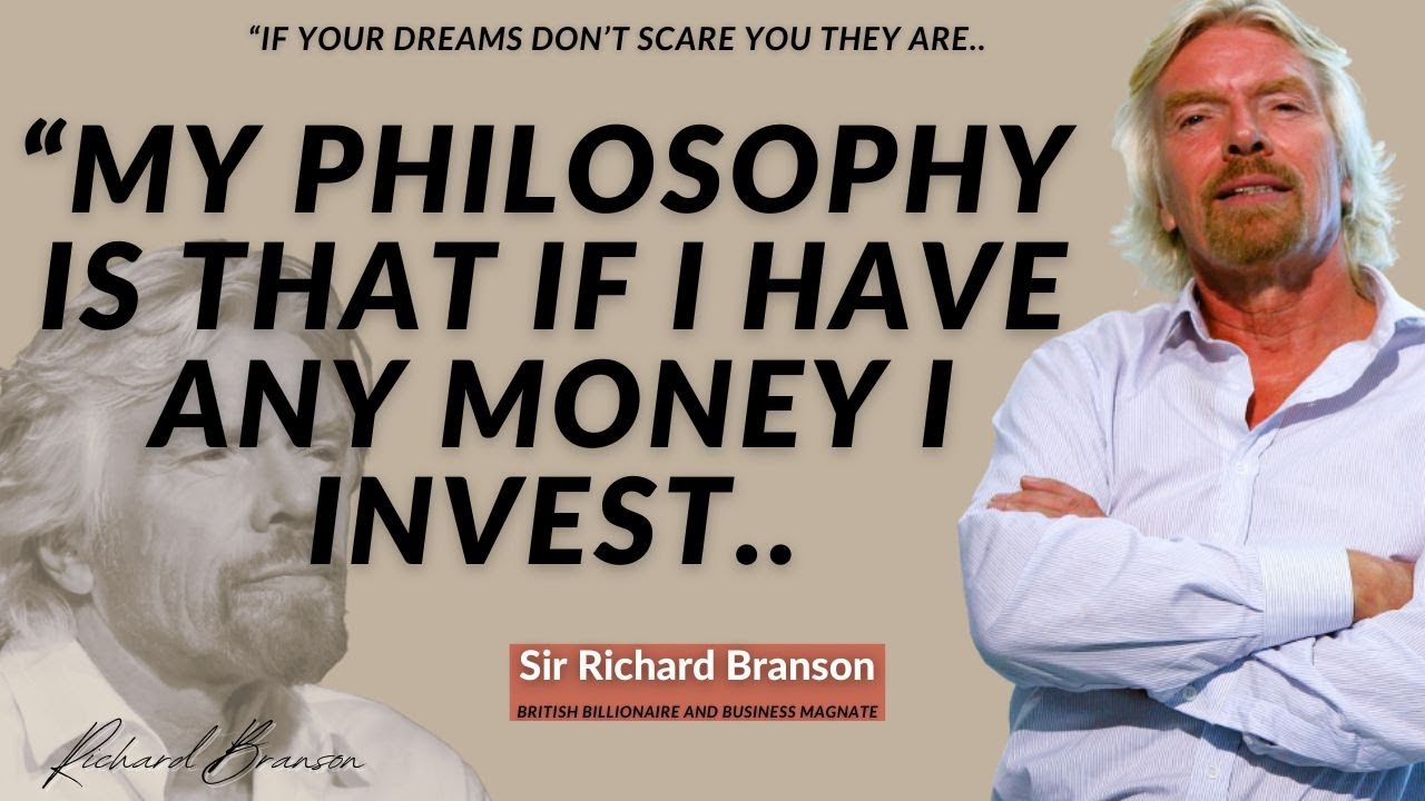 Richard Branson:The Billionaire Who Loves Giving Back | Catch the wave |Richard Branson Motivational