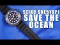 SEIKO PROSPEX SNE518P1 Solar Divers "Save The Ocean series" - SPEC & UNBOXING