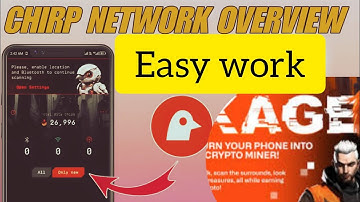 Chirp Airdrop full Overview || How to work on Chirp Airdrop