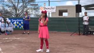 Amanda Marcos 9 Yr Old Singing National Anthem