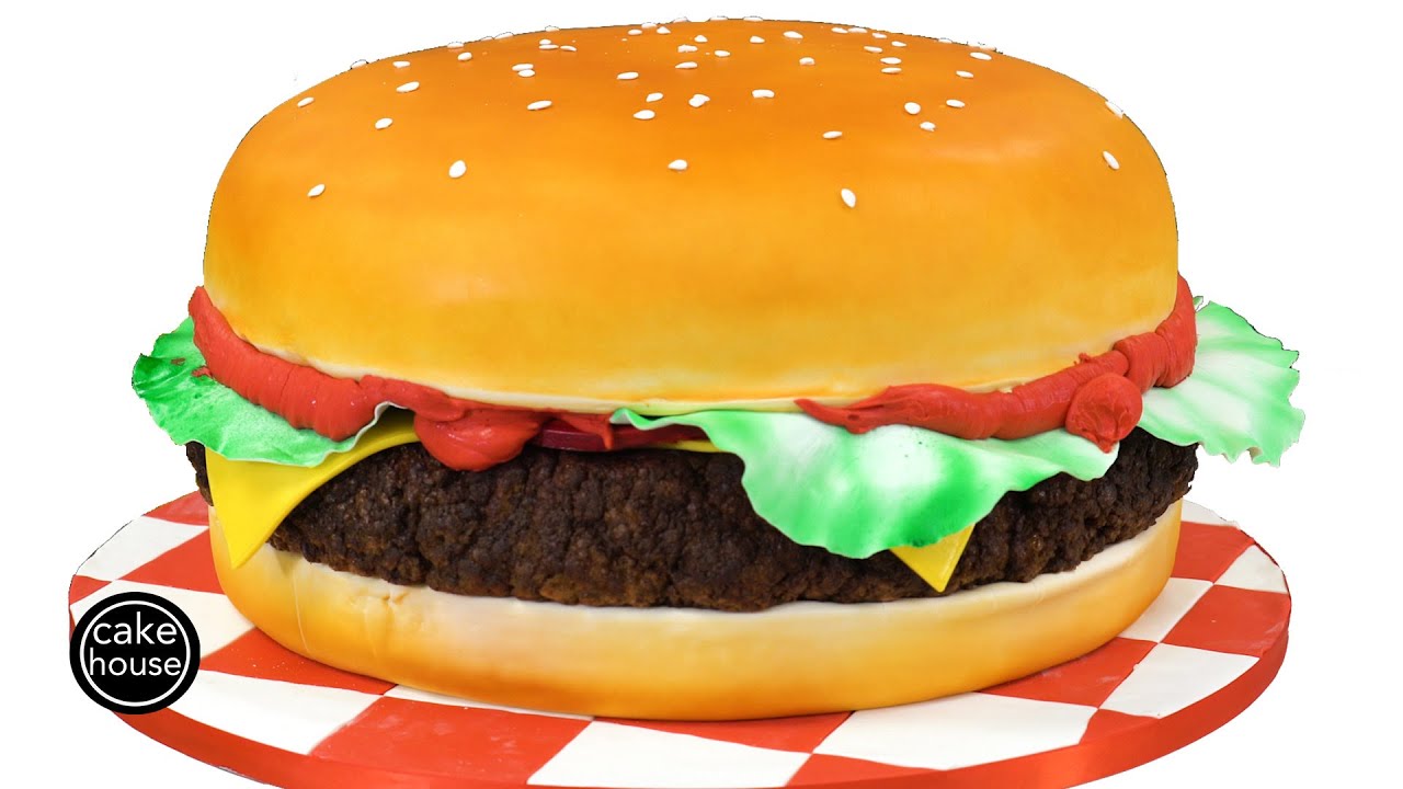 Cake Boss Ralph's GIANT Cheeseburger Cake Cool Cakes 28 YouTube