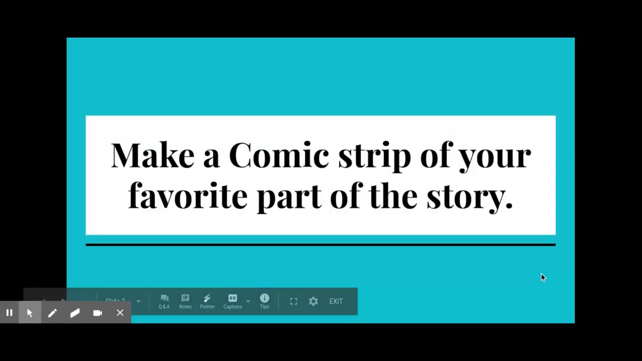 How to Make a Comic Strip - Google Slides - YouTube