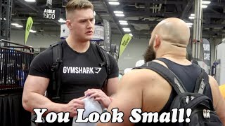TELLING BODYBUILDERS THEY LOOK SMALL PRANK