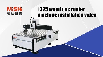 Installation of 1325 single head cnc router woodworking machine