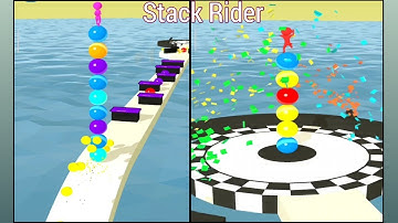 Stack Rider | Gameplay Walkthrough Lvl 31-35 |  Android, IOS | 5RR GaMiNg