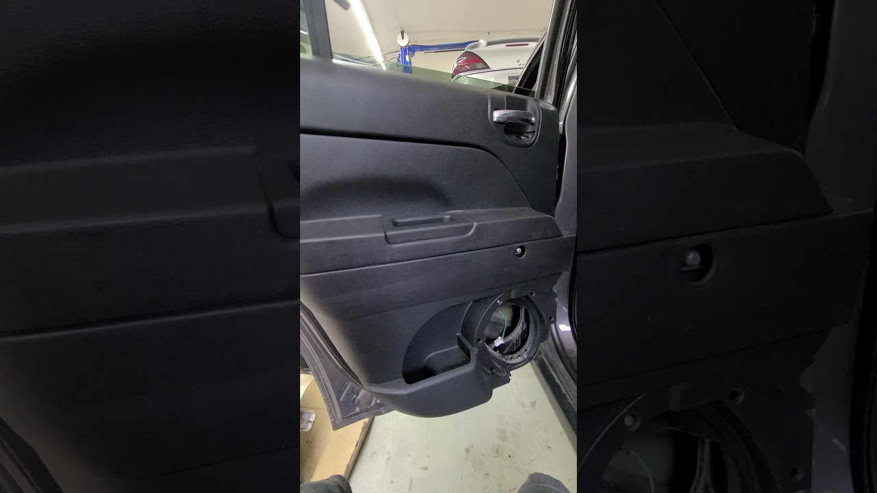 how to remove back door panel on a 2015 jeep patriot YouTube