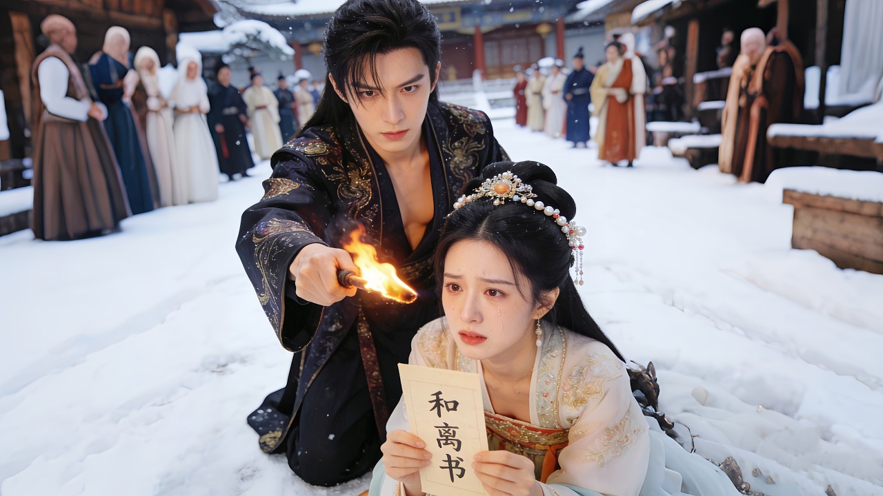 她托舉丈夫飛黃騰達，換來的卻是一紙休書。重活一世，她直接撕毀婚約，嫁給權傾天下的王爺，前夫當場悔不當初！#短劇 #追妻火葬場