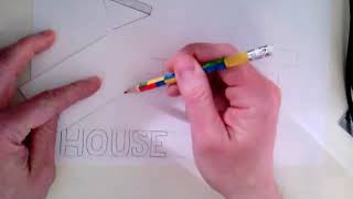 1 Point Perspective: Letters and Overlap