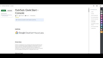[2024] Google Cloud Pub/Sub: Qwik Start - Console || #qwiklabs || #GSP096 ||