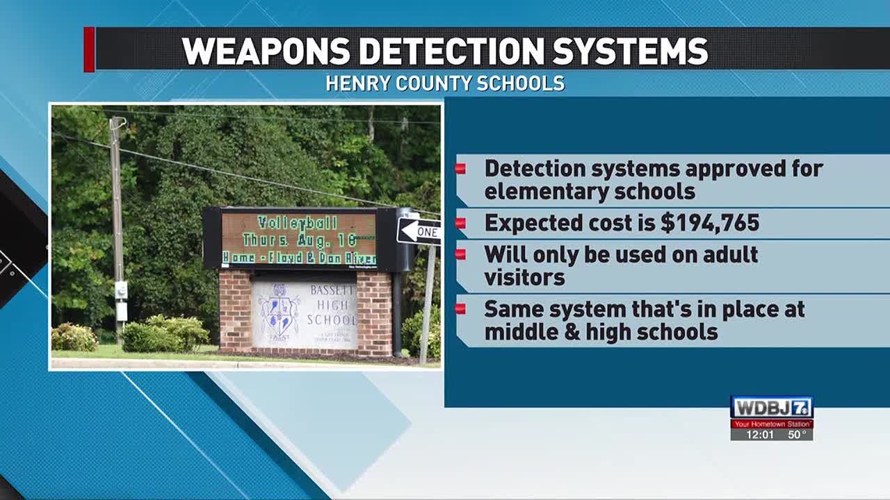 Henry County Schools Getting Weapons Detection System - YouTube