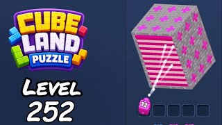 Cube Land Puzzle Level 252 Walkthrough