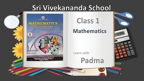 Karnataka state syllabus 1st std Mathematics Lesson-1 