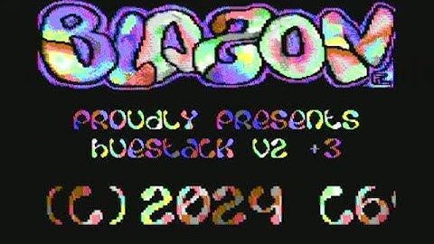 C64 - Crack Intro - Trias Art Intro by Blazon (2024) With Armsid 8580 2.16