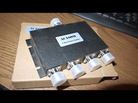 ACASOM 4 ways power splitter test
