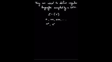 Regular Expression in Automata Theory