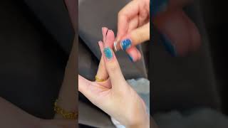 Cat eye nail design idea #nails #simplenails