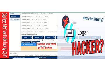Here is the Logan Comment Bot he used and how he used it (Tom is Back Again)